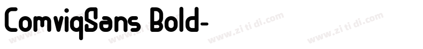 ComviqSans Bold字体转换 ComviqSans Bold字体转换